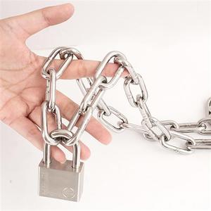 304不锈钢链条锁  家用锁具锁自行车电动车锁链子玻璃门锁锁链